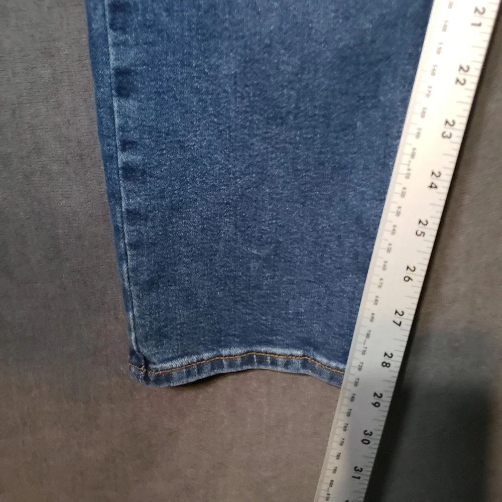 Levi Strauss Signature Slim Jeans Mens 32x30 Blue Medium Wash Stretch Denim